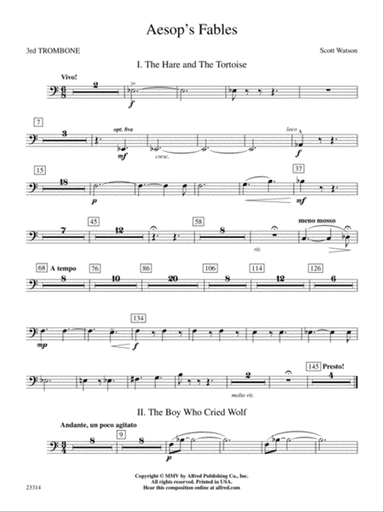 Aesop's Fables: 3rd Trombone
