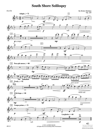 South Shore Soliloquy: Flute