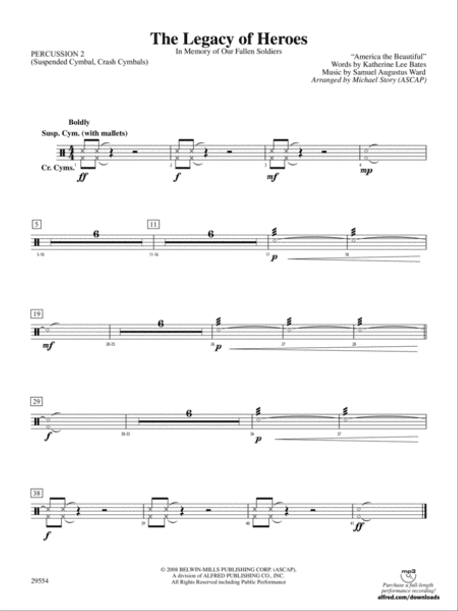 The Legacy of Heroes: 2nd Percussion