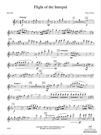 Flight of the Intrepid: Flute