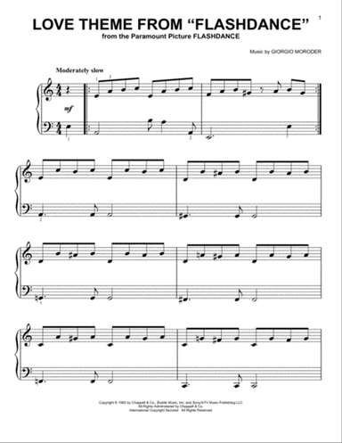 Love Theme From "Flashdance"