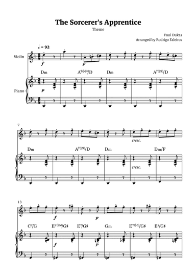 The Sorcerer's Apprentice theme