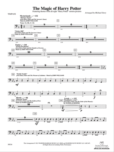 The Magic of Harry Potter: Timpani