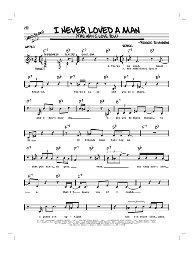 I Never Loved A Man (The Way I Love You)