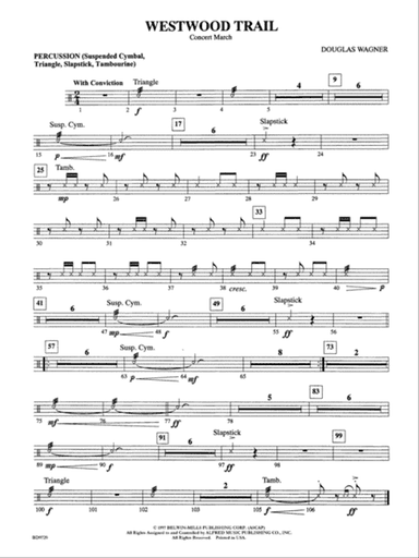 Westwood Trail: 3rd Percussion