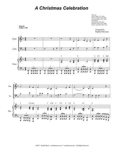 A Christmas Celebration (Duet for Violin and Cello)