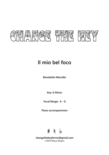 Il mio bel foco - G Minor