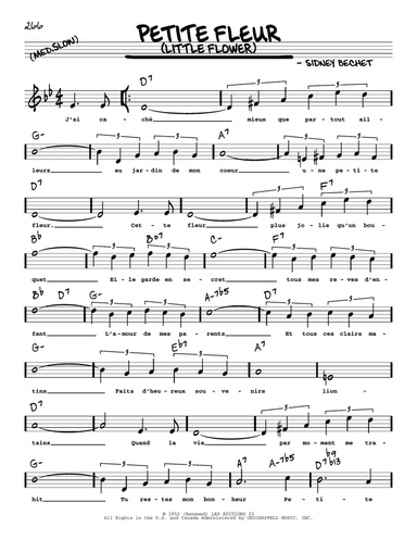 Petite Fleur (arr. Robert Rawlins)