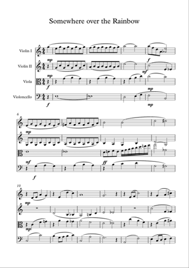Over The Rainbow (from The Wizard Of Oz)