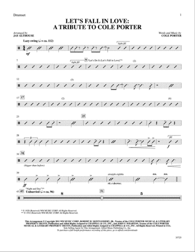 Let's Fall in Love: Drums