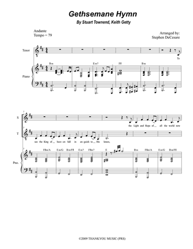 Gethsemane Hymn