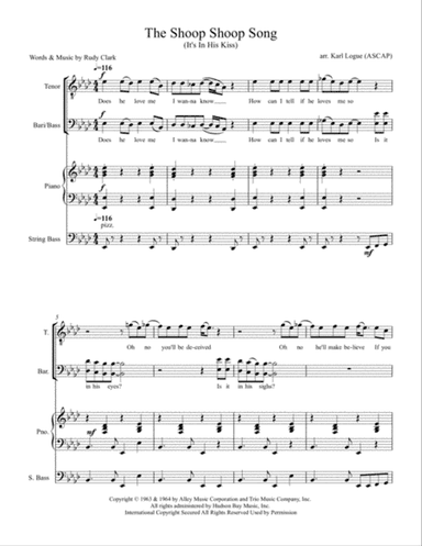 The Shoop Shoop Song (it's In His Kiss)