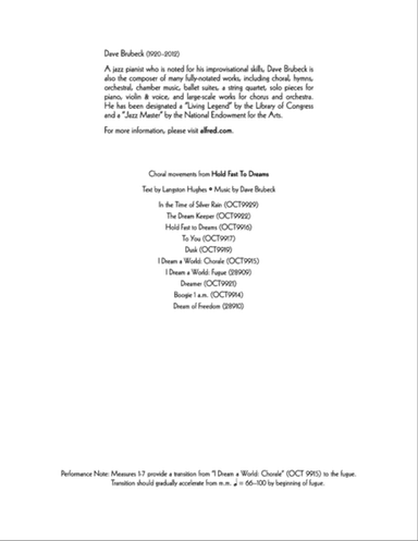 I Dream a World: Fugue