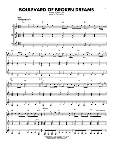 Boulevard Of Broken Dreams