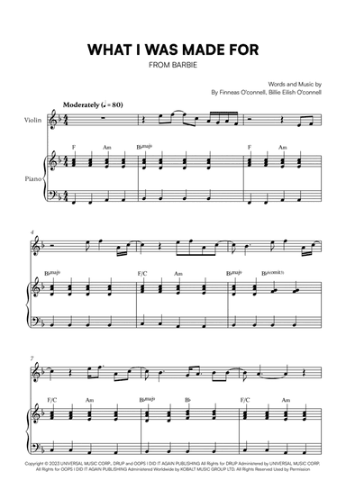 What Was I Made For?