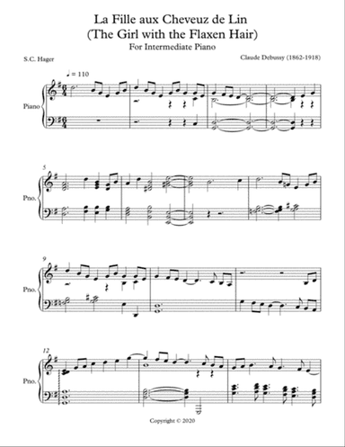 The Girl with the Flaxen Hair