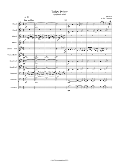 Warlock: Tyrley,Tyrlow (A Christmas Carol) - wind dectet