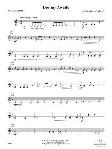 Destiny Awaits: B-flat Bass Clarinet