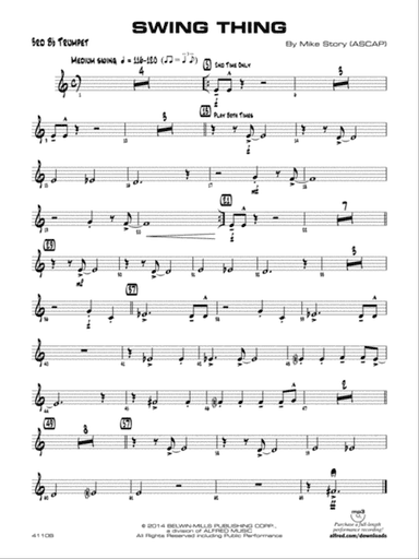 Swing Thing: 3rd B-flat Trumpet