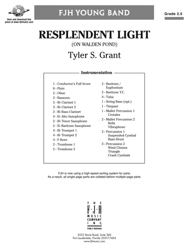 Resplendent Light: Score