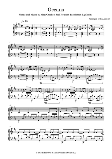 Oceans (where Feet May Fail)