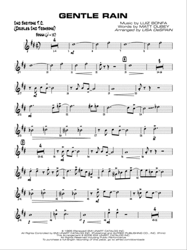 Gentle Rain: 2nd Baritone T.C.