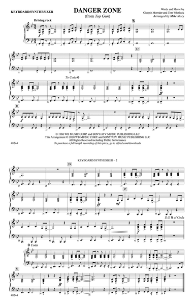 Danger Zone: Piano Accompaniment