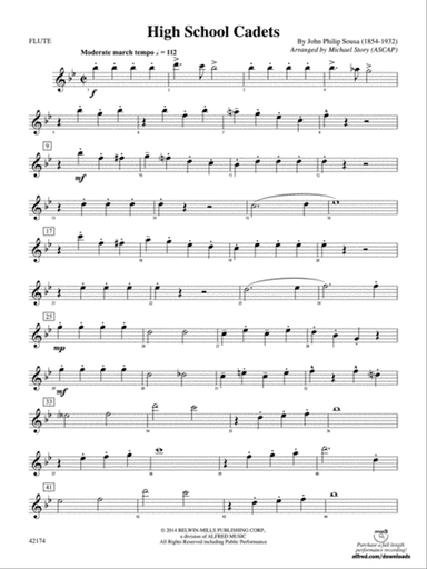 High School Cadets: Flute