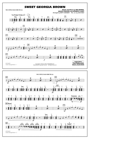 Sweet Georgia Brown (arr. Matt Conaway & Jack Holt) - Multiple Bass Drums