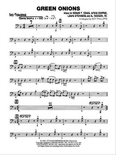Green Onions: 3rd Trombone