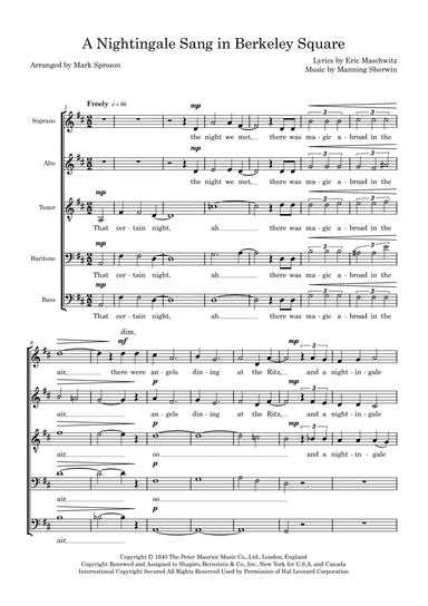 A Nightingale Sang In Berkeley Square