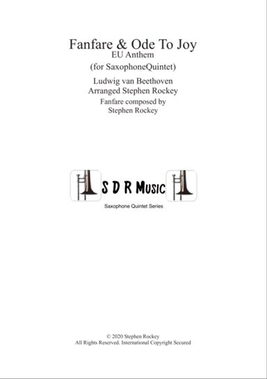 Fanfare and Ode To Joy for Saxophone Quintet