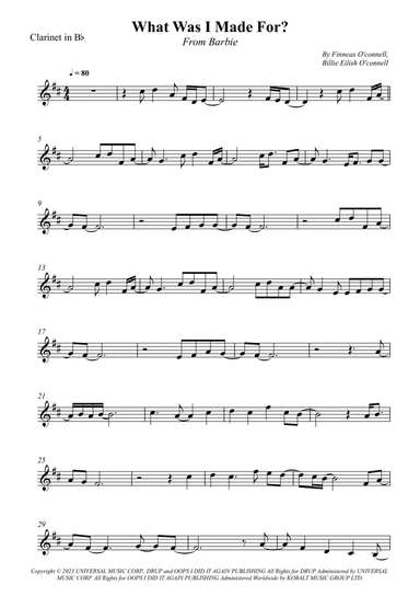 What Was I Made For?