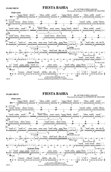 Fiesta Bahia: Snare Drum