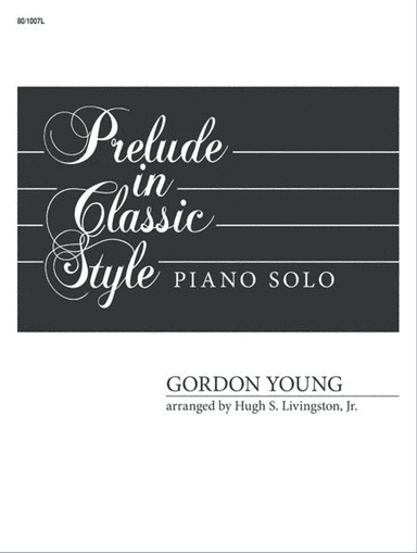 Prelude in Classic Style