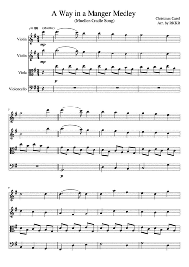 Away in a Manger Medley
