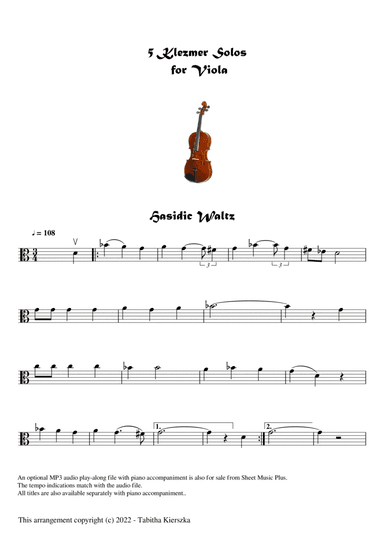 Klezmer for Viola