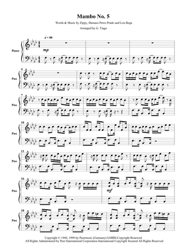 Mambo No. 5 (A Little Bit Of...)