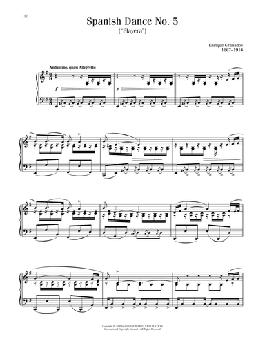 Playera, Op. 5, No. 5