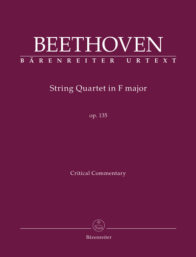 String Quartet in F major, op. 135