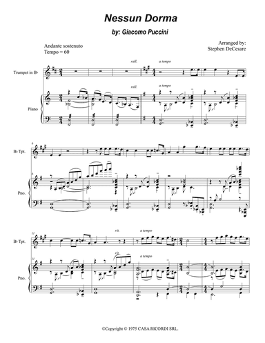 Nessun Dorma