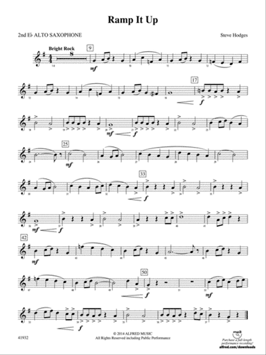 Ramp It Up: 2nd E-flat Alto Saxophone