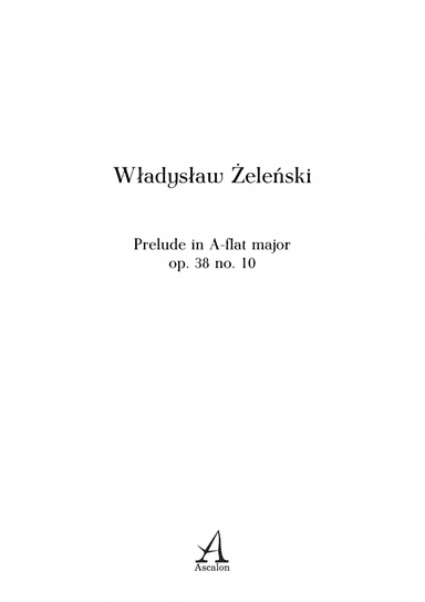 Prelude in A-flat major op. 38 no. 10