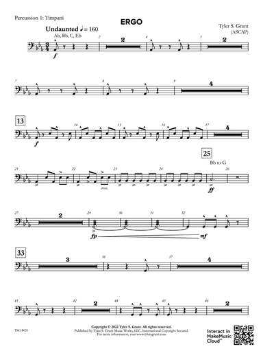 Ergo: 1st Percussion