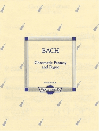 Bach - Chromatic Fantasy & Fugue Viola/Piano