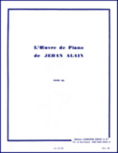 L'Oeuvre de Piano - Volume 3