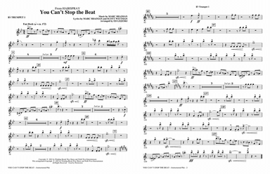 You Can't Stop The Beat (from Hairspray) (arr. Ed Lojeski) - Bb Trumpet 1