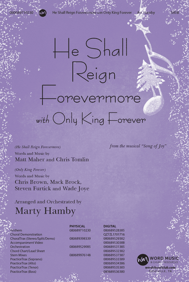 He Shall Reign Forevermore with Only King - Stem Mixes