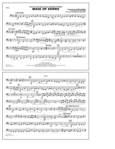 Mask of Zorro (arr. Jay Bocook) - Tuba