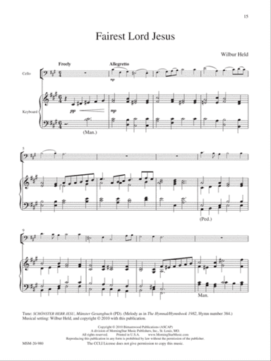 Fairest Lord Jesus (Downloadable)